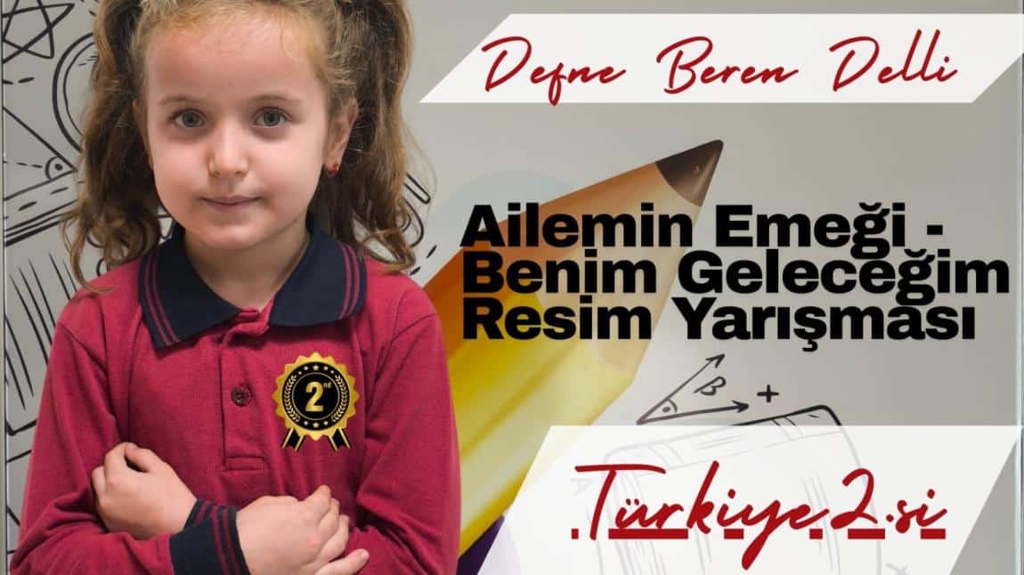 Resim Yarışmasında Öğrencimiz Türkiye 2.si Oldu! Tebrik Ediyoruz...